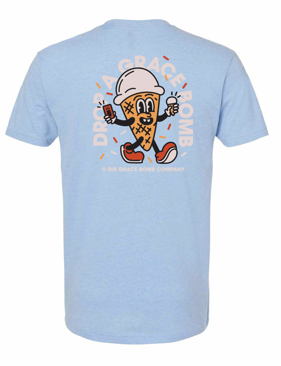 SPRINKLES T (Heather Columbia Blue)